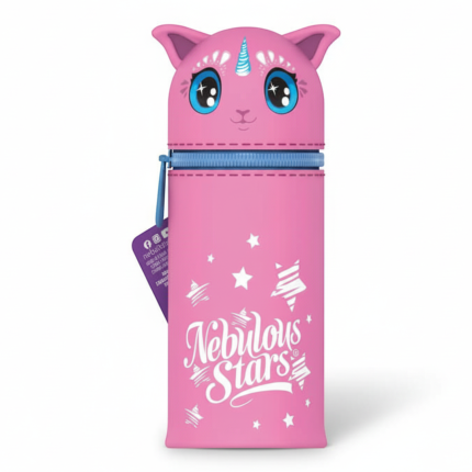 Piórnik stojący tuba różowy Stella / Nebulous Stars