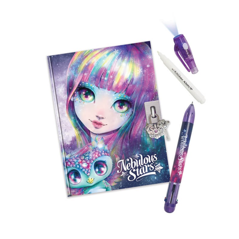 Pamiętnik na kłódkę – z niewidzialnym pisakiem Isadora / Nebulous Stars