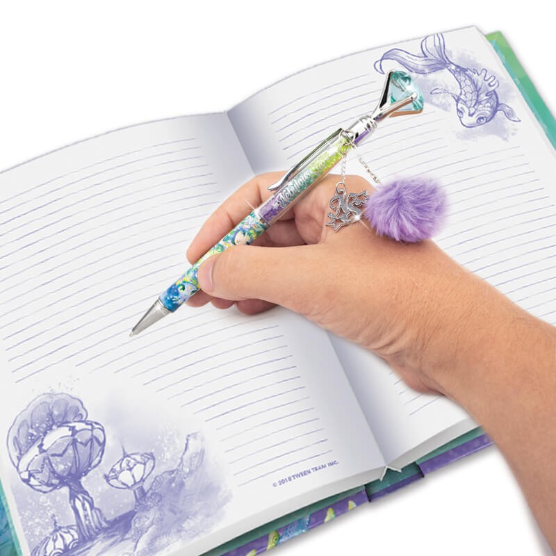 Długopis z kryształem i charmasami - / Nebulous Stars