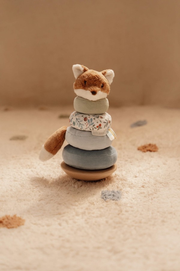 Piramida do układania Lisek Forest Friends / Little Dutch