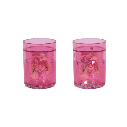 Brokatowe kubeczki, 2 szt. - horn star / Konges slojd