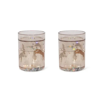 Brokatowe kubeczki, 2 szt. - roar / Konges slojd