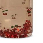 Brokatowe kubeczki, 2 szt. - cherry / Konges slojd