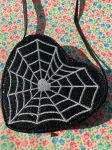 Torebka dziecięca Tut - black spider web / Konges slojd