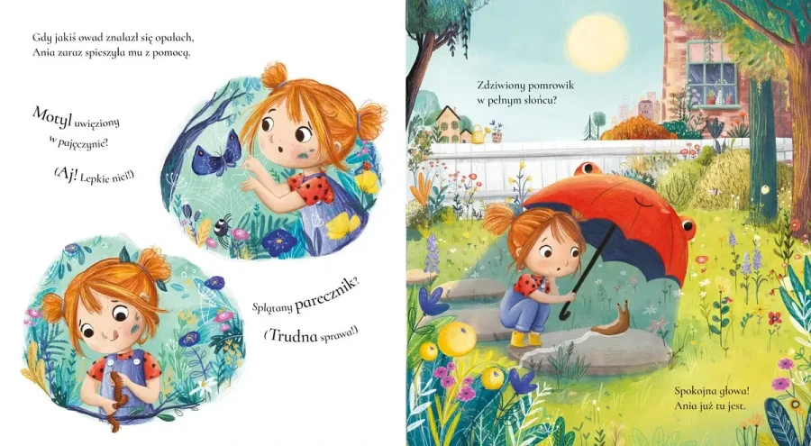 Ania Robaczek ratuje pszczoły / Wydawnictwo Wilga
