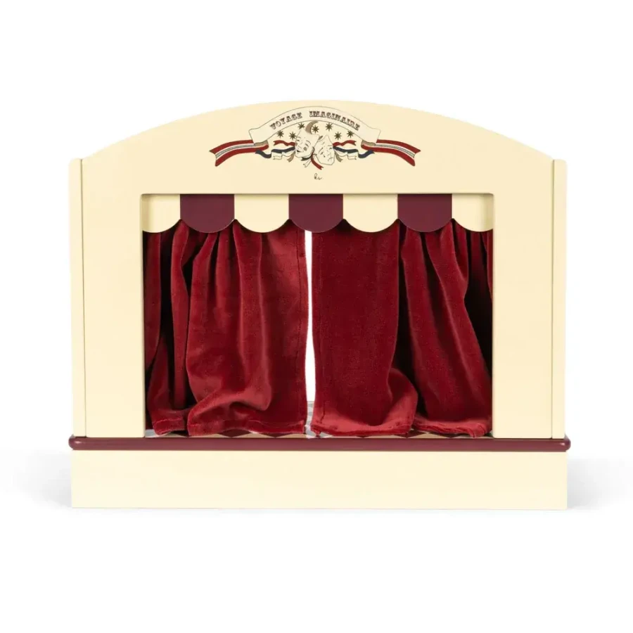 Drewniany teatrzyk dla pacynek - dried sage / Konges slojd