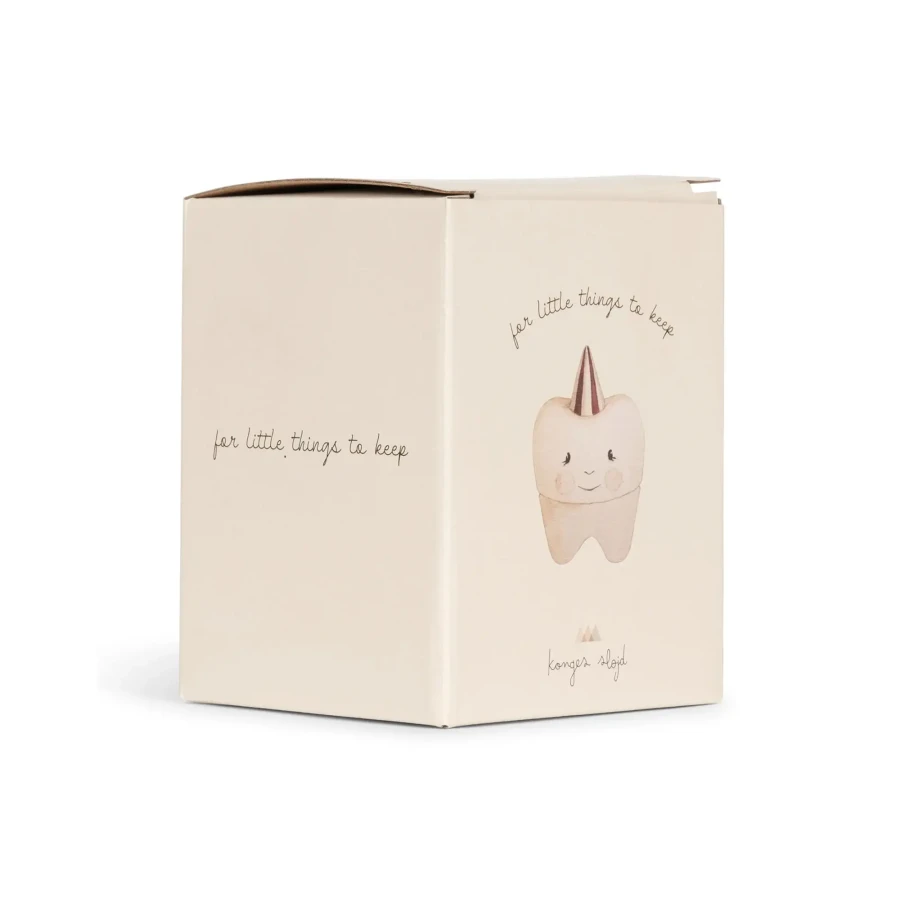 Pudełko na mleczne ząbki - off white / Konges slojd
