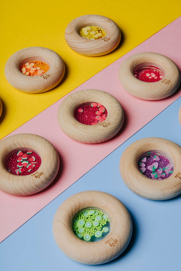 Grzechotka sensoryczna - Pomarańcza / Petit Boum