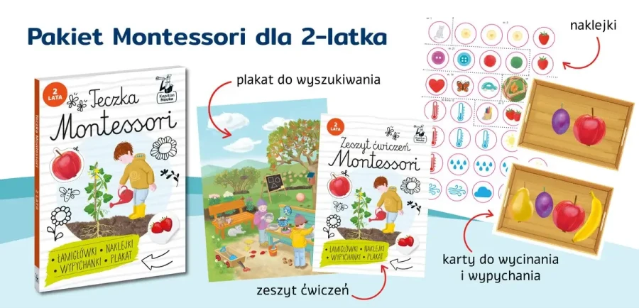 Teczka Montessori. 2 lata / Kapitan Nauka