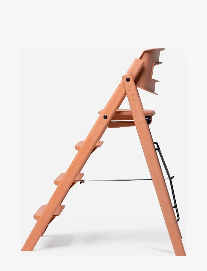 Plastikowe krzesełko do karmienia Klapp - terracota pink / Kaos