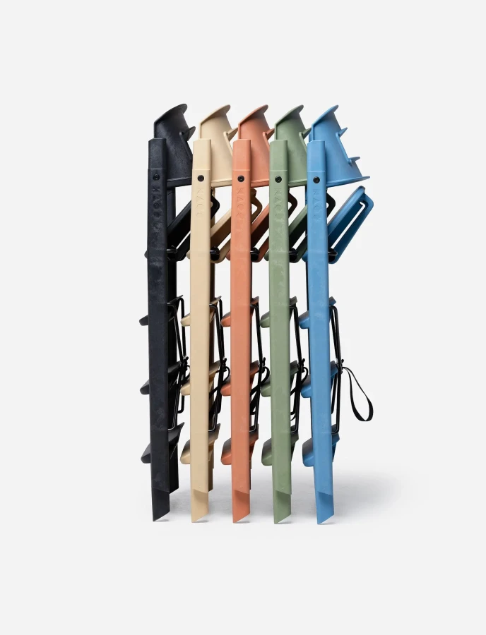 Plastikowe krzesełko do karmienia Klapp - terracota pink / Kaos