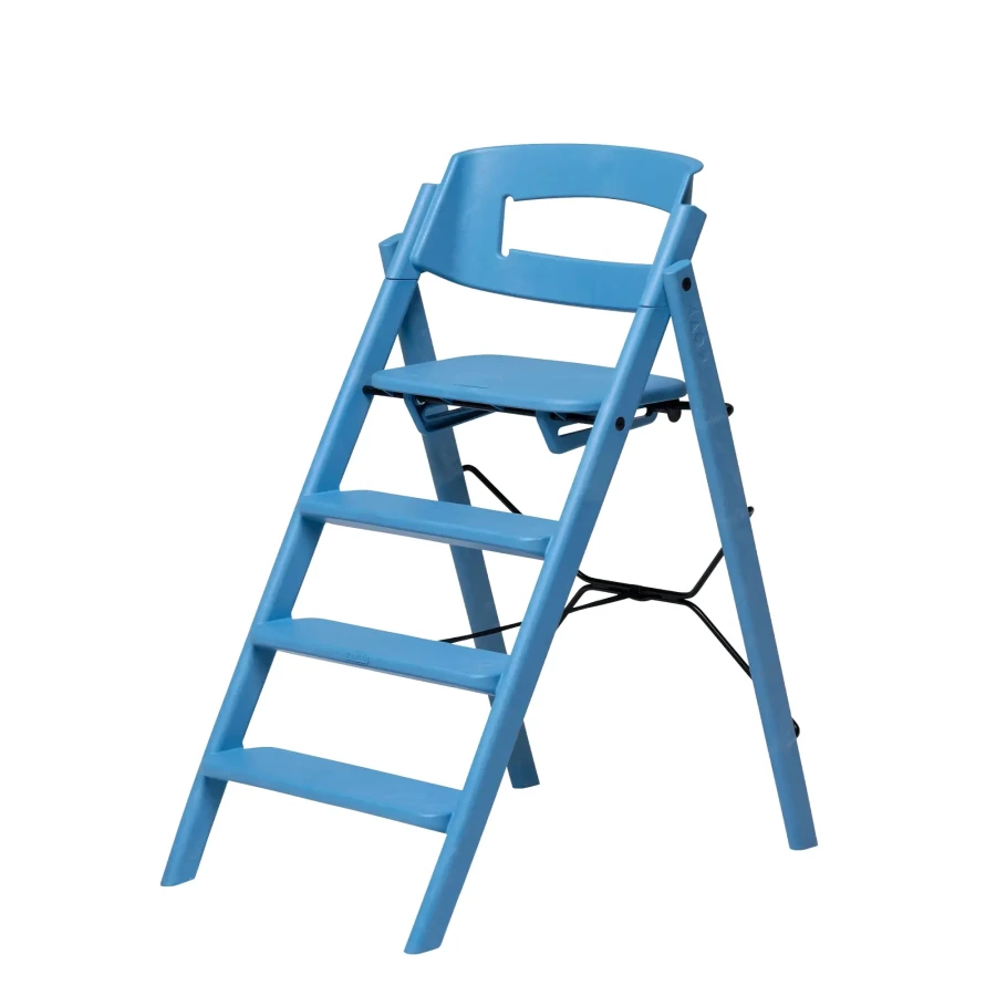Plastikowe krzesełko do karmienia Klapp - Swedish Blue / Kaos