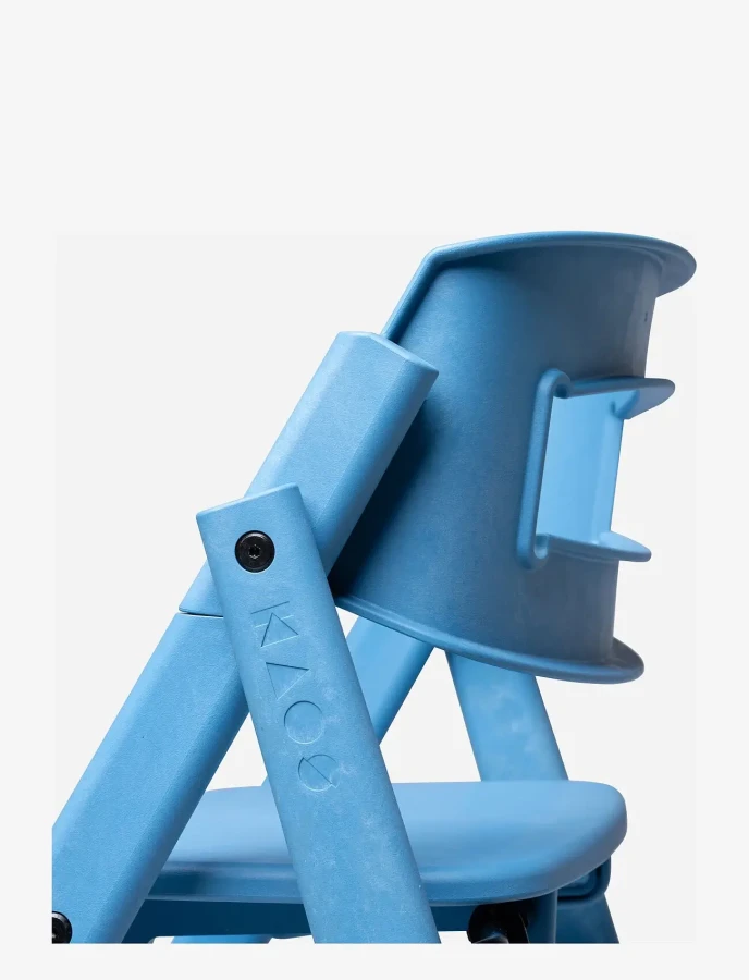 Plastikowe krzesełko do karmienia Klapp - Swedish Blue / Kaos