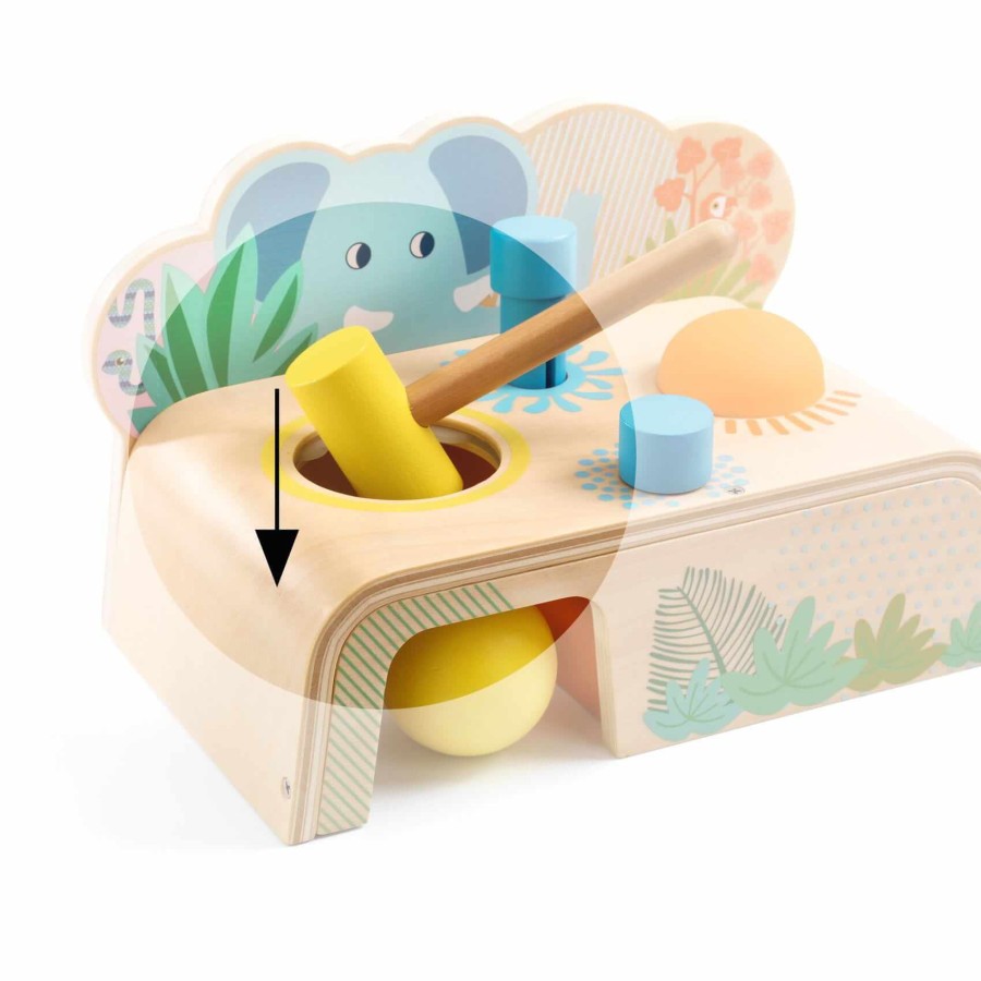 Drewniana wbijanka MULTI TAP / Djeco