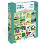 Puzzle opowieść - TRZY MAŁE ŚWINKI 35 el. / Djeco