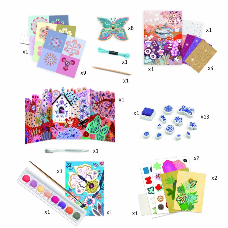 Zestaw artystyczny 6w1 OGRÓD 6+ / Djeco