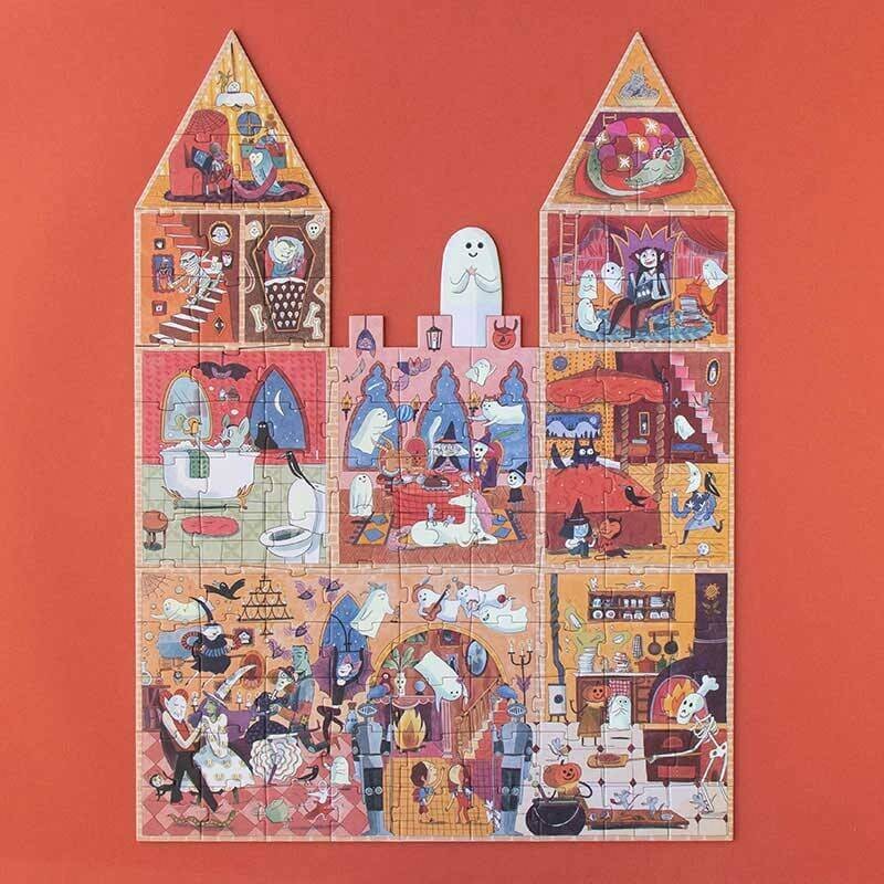 Dwustronne puzzle dla dzieci, Zaczarowany Zamek / Londji