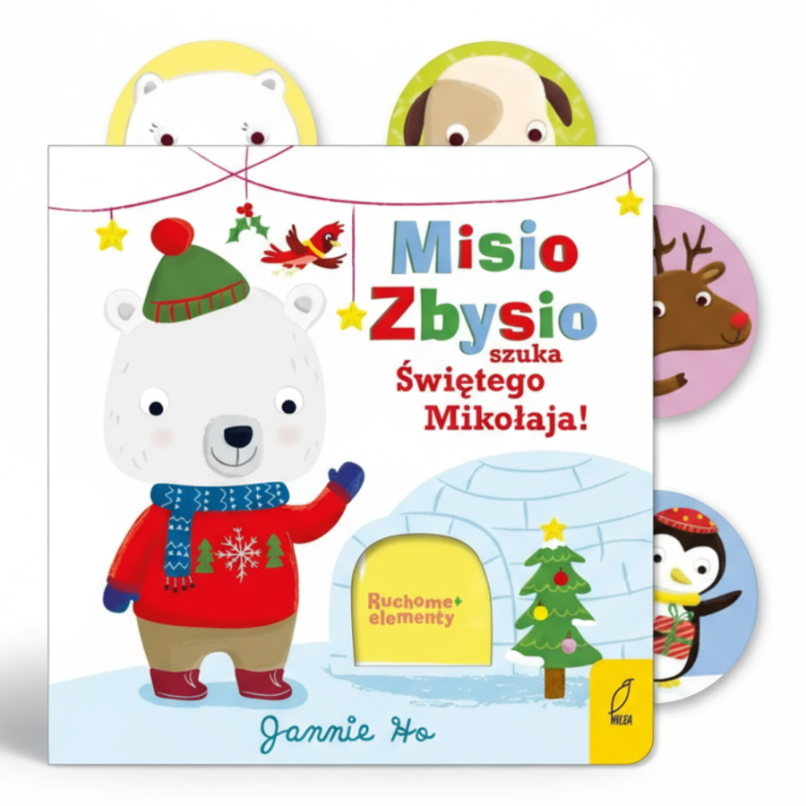 Misio Zbysio szuka Świętego Mikołaja! Ruchome elementy / Wydawnictwo Wilga