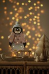 Lampa Little Lights Mini Świąteczny Pingwinek - Pink / Little Lights