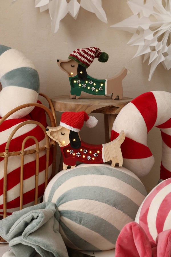 Lampa Little Lights Piesek Mini CHRISTMAS SNOWFLAKE / Little Lights