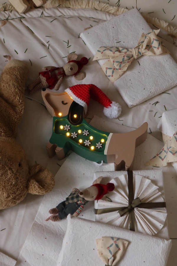 Lampa Little Lights Piesek Mini CHRISTMAS SNOWFLAKE / Little Lights