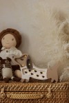 Lampa Little Lights Piesek Mini CHOCOLATE HEART WITH A KNITTED / Little Lights