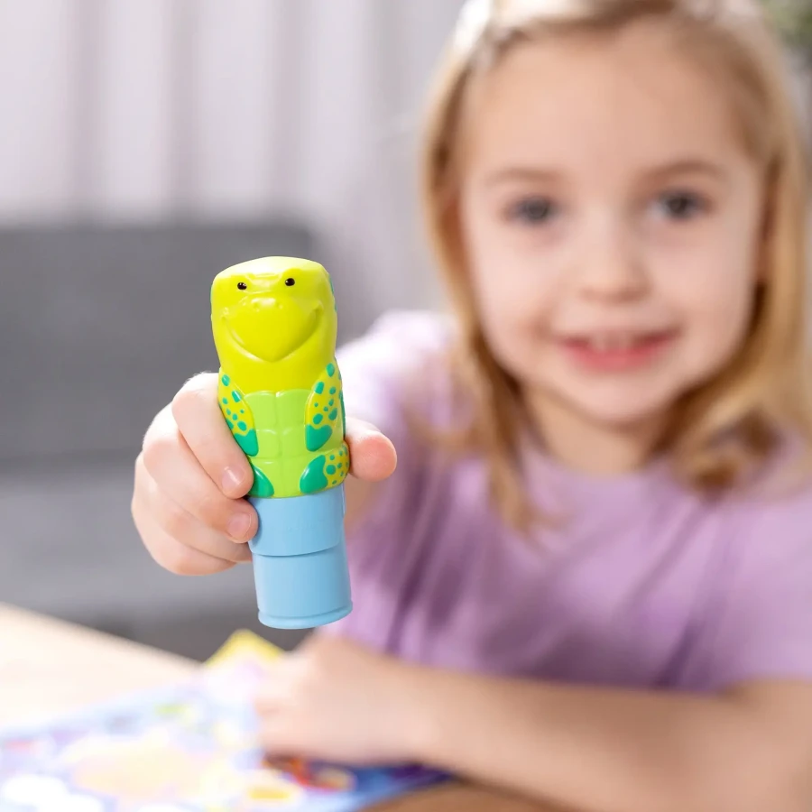 Stempel z naklejkami Sticker Wow - Żółw Morski / Melissa & Doug