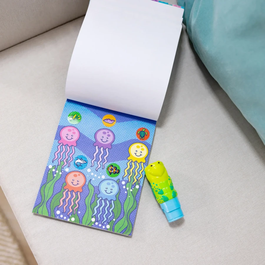 Stempel z naklejkami Sticker Wow - Żółw Morski / Melissa & Doug