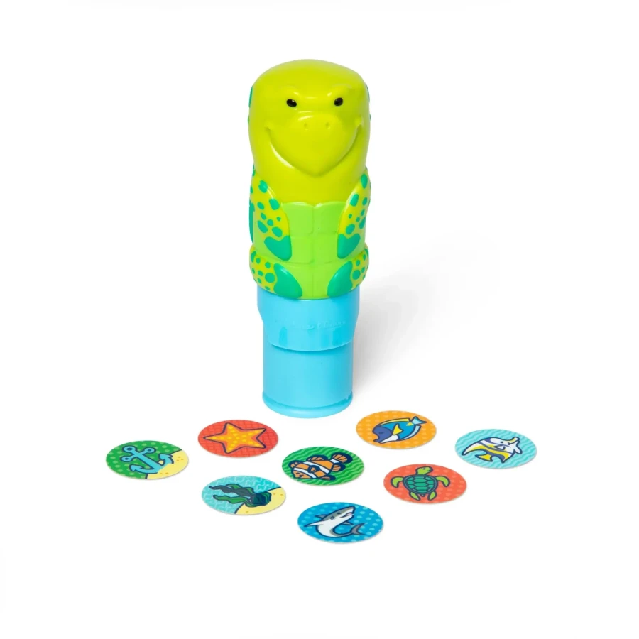 Stempel z naklejkami Sticker Wow - Żółw Morski / Melissa & Doug