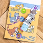 Stempel z naklejkami Sticker Wow - Kotek / Melissa & Doug