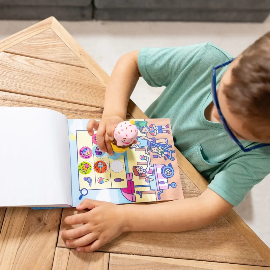 Stempel z naklejkami Sticker Wow - Lody / Melissa & Doug