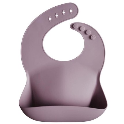 Śliniak silikonowy Pale Mauve / Mushie