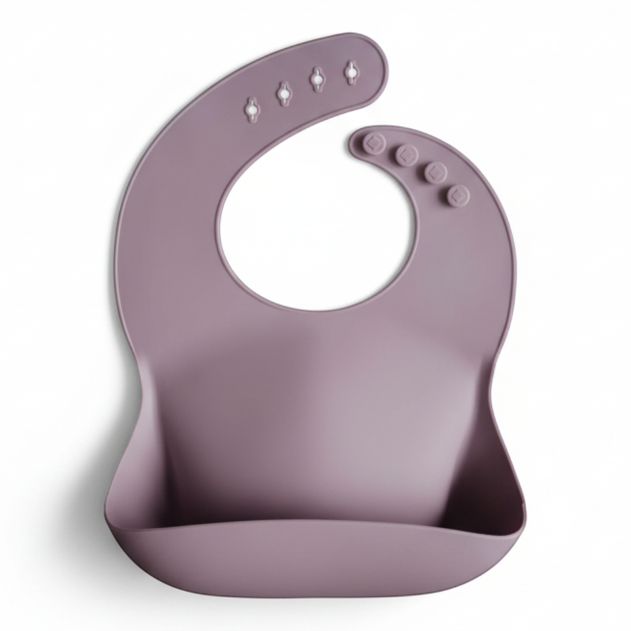 Śliniak silikonowy Pale Mauve / Mushie