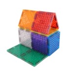 Klocki magnetyczne Brick Tiles Pack Intense - 16 el. / Cleverclixx