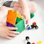 Klocki magnetyczne Brick Tiles Pack Intense - 16 el. / Cleverclixx