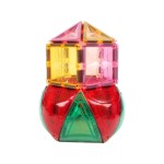 Klocki magnetyczne Curved Dome Pack Intense - 47 el. / Cleverclixx