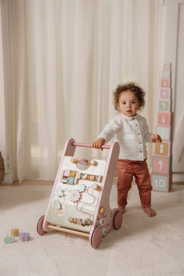 Drewniany chodzik edukacyjny Fairy Garden FSC / Little Dutch