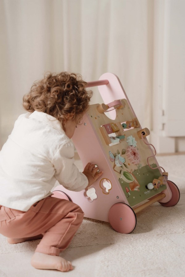 Drewniany chodzik edukacyjny Fairy Garden FSC / Little Dutch