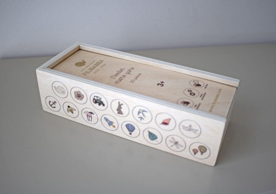 Drewniana Gra Memory / Filibabba