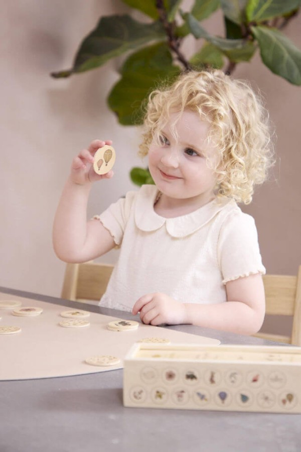 Drewniana Gra Memory / Filibabba