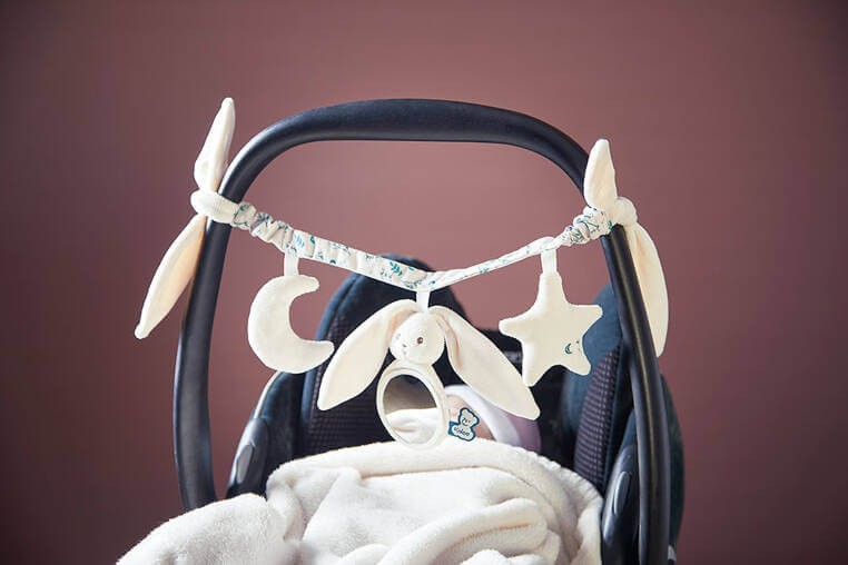 Łańcuch do wózka wielofunkcyjny Królik kremowy Lapinoo / Kaloo