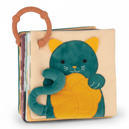 Karty sensoryczne miękkie dwustronne 5 szt. Kotki Stimuli / Kaloo