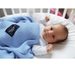 Bambusowy koc 80x100 BABY BLUE / Lullalove