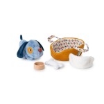 Przytulanka piesek z koszyczkiem i akcesoriami Piesek Jules 12 m+ / Lilliputiens