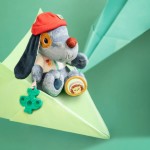 Przytulanka aktywizująca wielofunkcyjna Piesek Jules 9 m+ / Lilliputiens