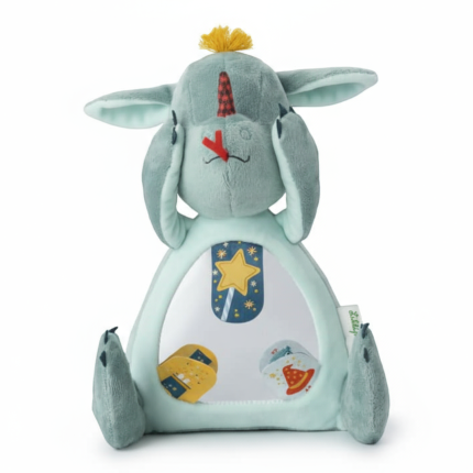 Przytulanka aktywizująca z lusterkiem "A kuku" Smok Joe 6 m+ / Lilliputiens