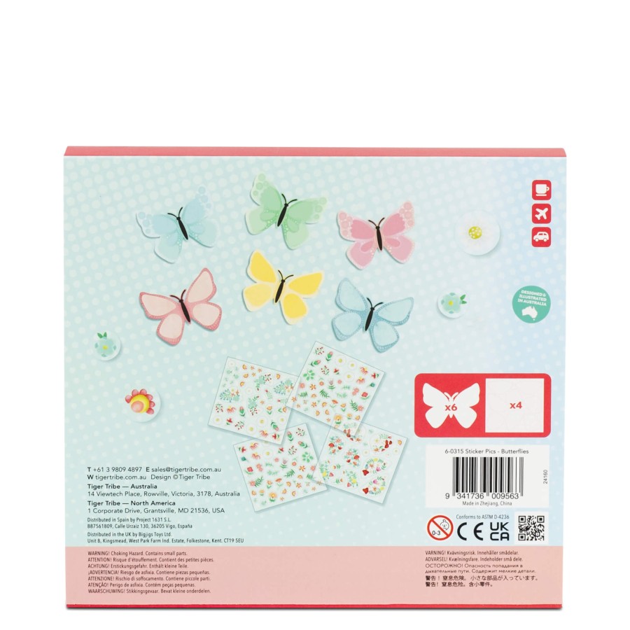 Obrazki z Naklejek - Motyle / Tiger Tribe