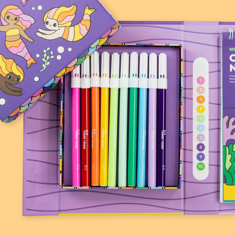 Kolorowanie po Numerach - Syrenki / Tiger Tribe