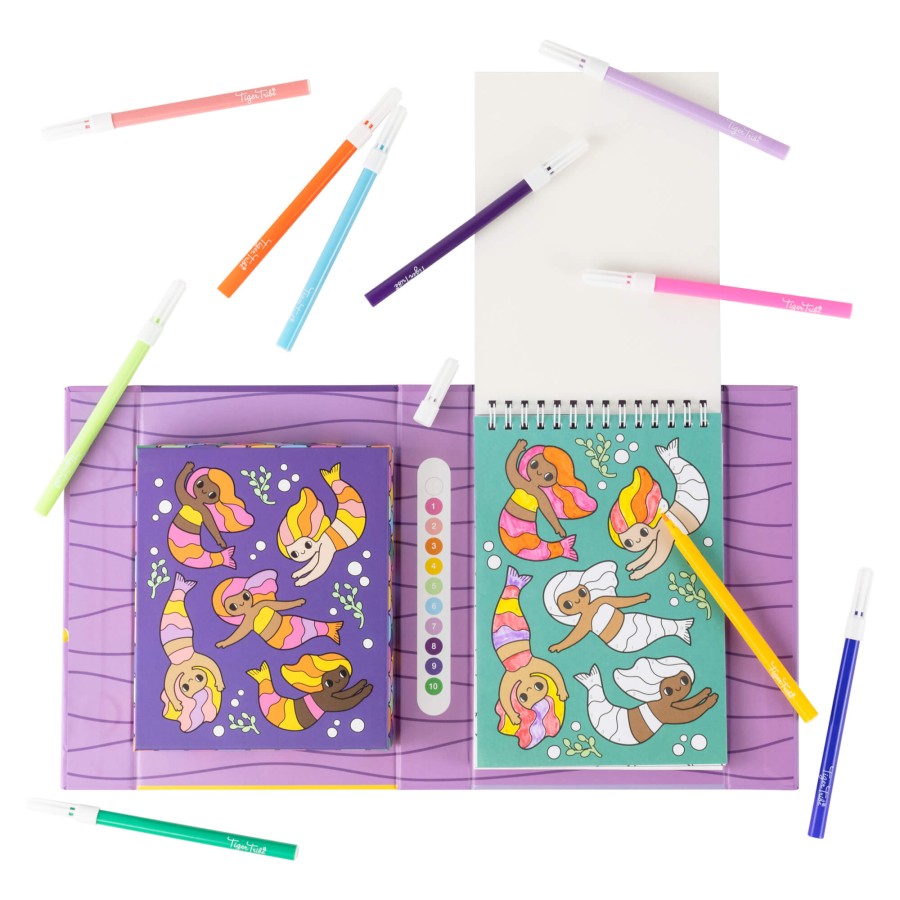 Kolorowanie po Numerach - Syrenki / Tiger Tribe