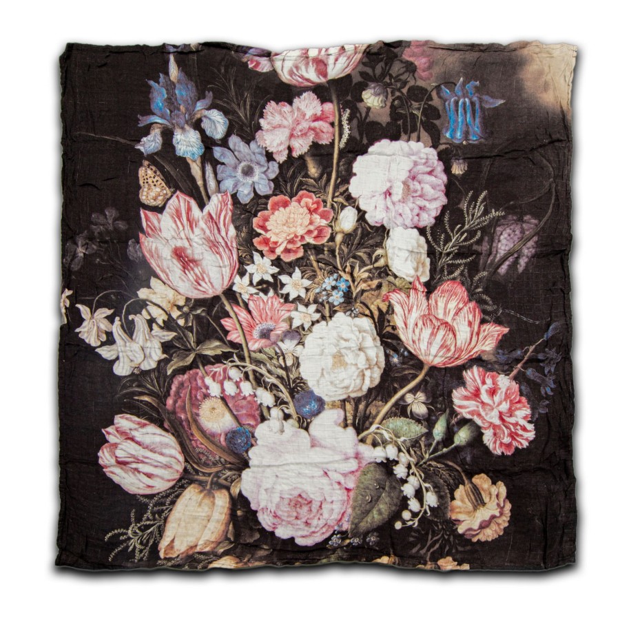 Otulacz muślina bambusowa - Tuscan floral / Loulou Lollipop